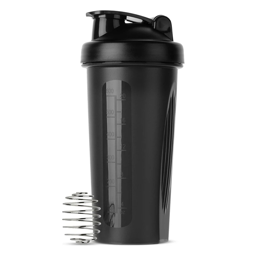 Nutrition And Fitness - Draagbare 1-delige eiwitshaker 600ml fitnessfles met