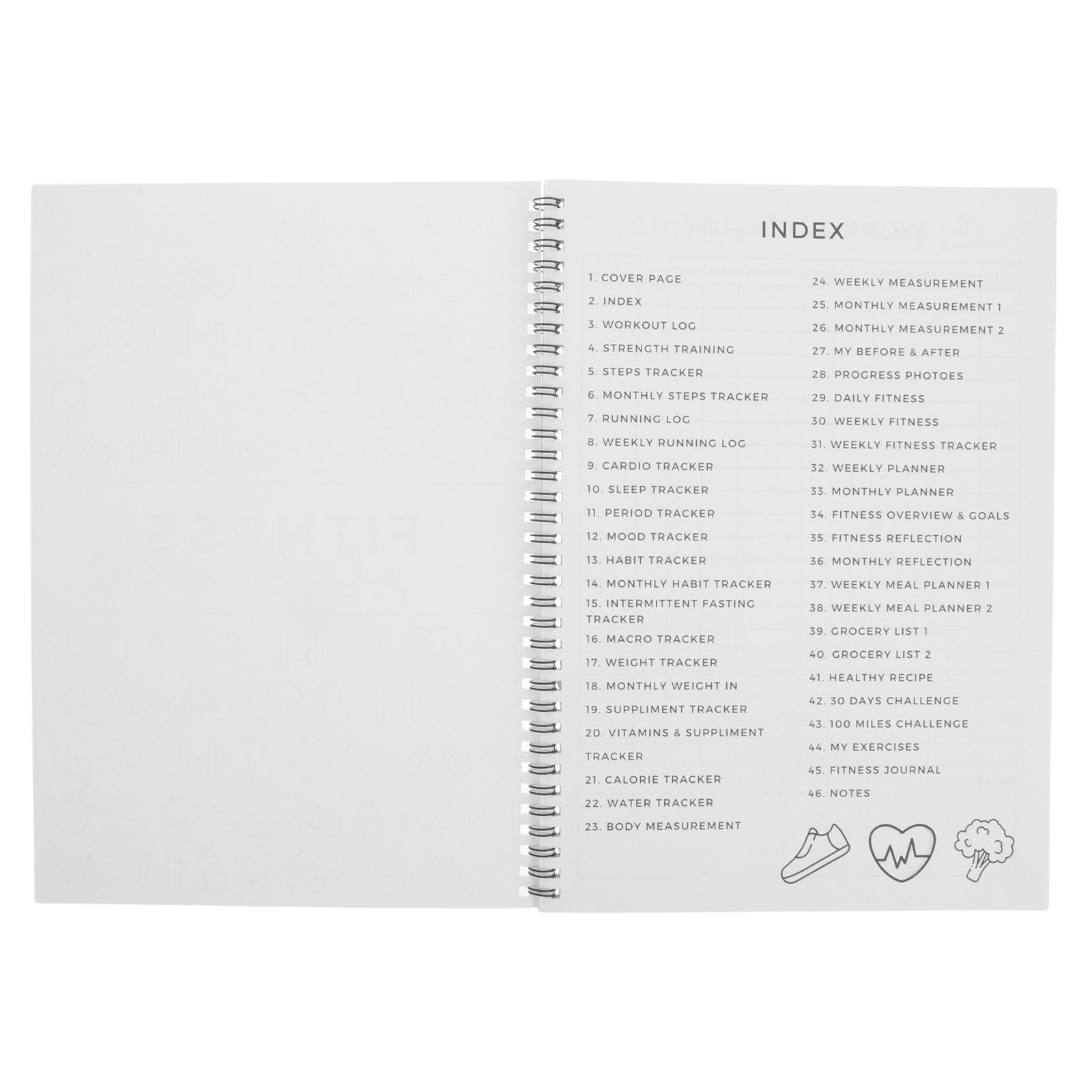 Fitness Planner Journal 11,7x8 - Nutrition Of Fitness recensie en prijs