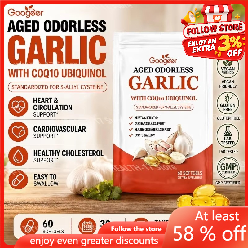 Googeer Aged Odorless Garlic S - Coq10 Ubiquinol Softgel recensie en prijs